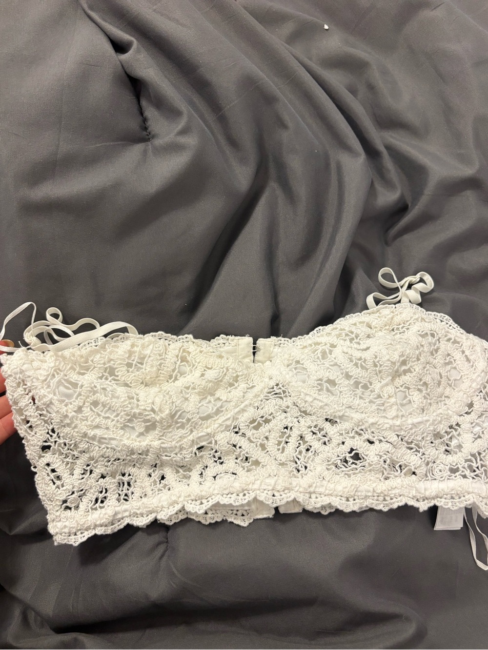 White Lace Bralette - Zara